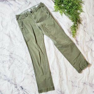Gap For Good Men's Olive Green Straight Leg Distressed Casual Chino Pant 30 x 32